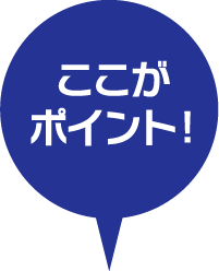 ここがポイント！